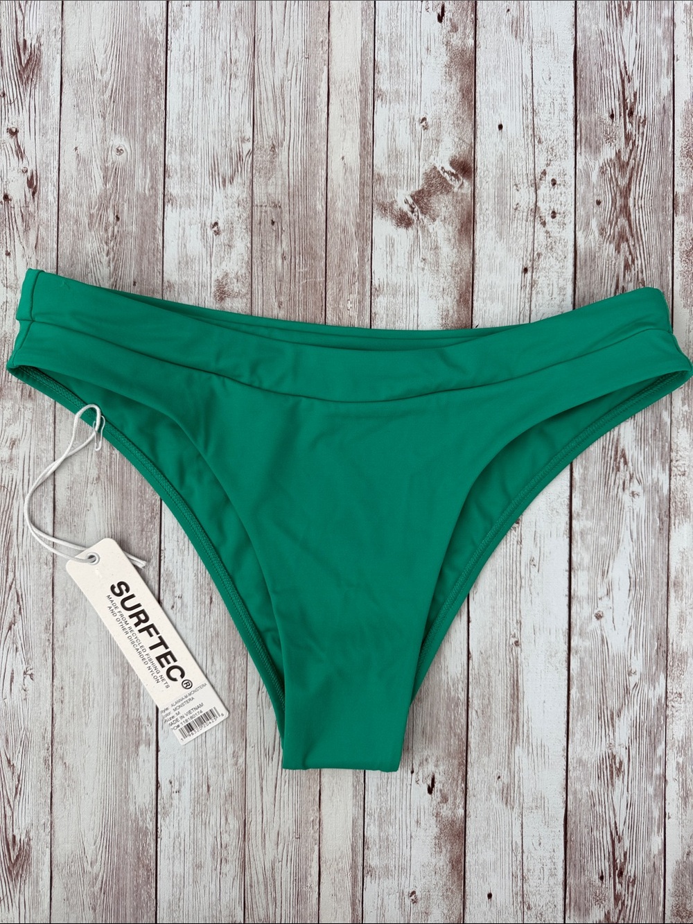 Jolyn Alanna Bikini Bottoms Women's sz Medium Monstera Green Training Surftec